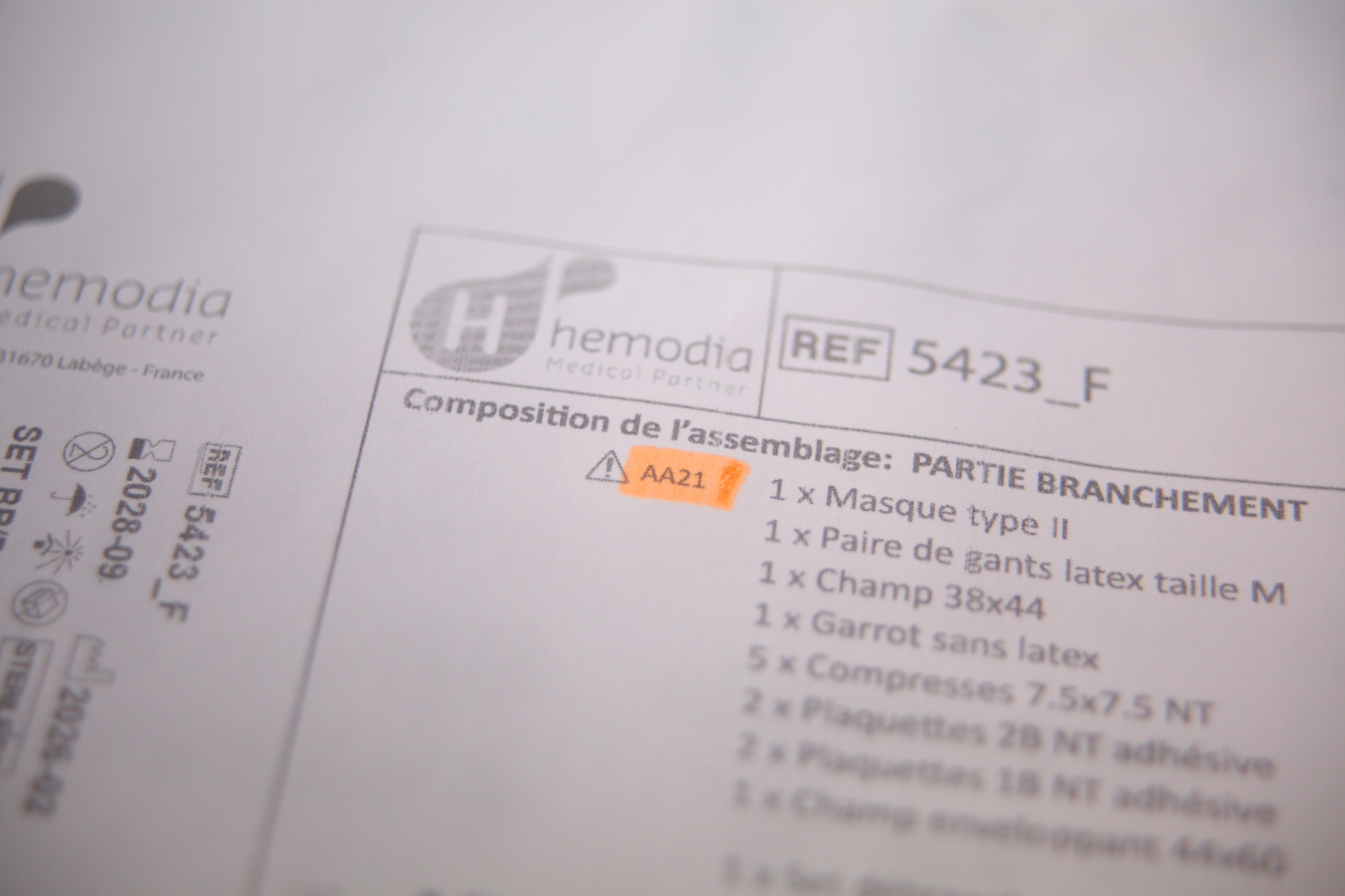 Where to find the notice reference?